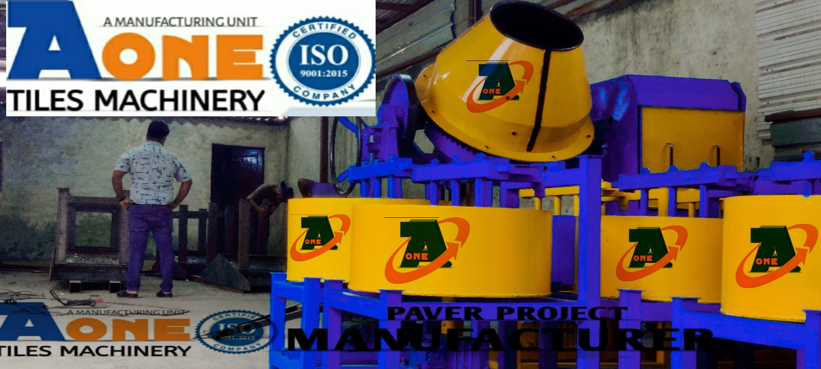 Interlocking tiles making machine in Unnao
