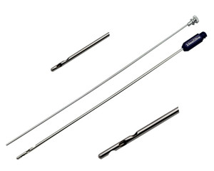Liposuction cannula, cleaning Brush, spiral shape, stainless steel