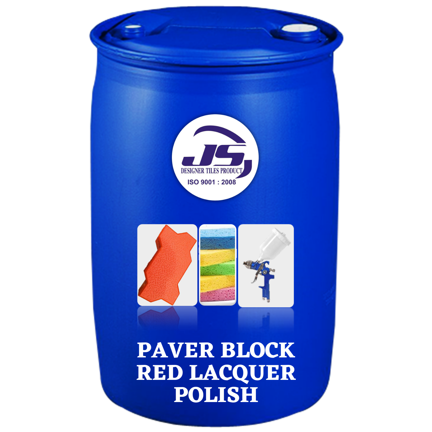Paver Block Red Lacquer Polish