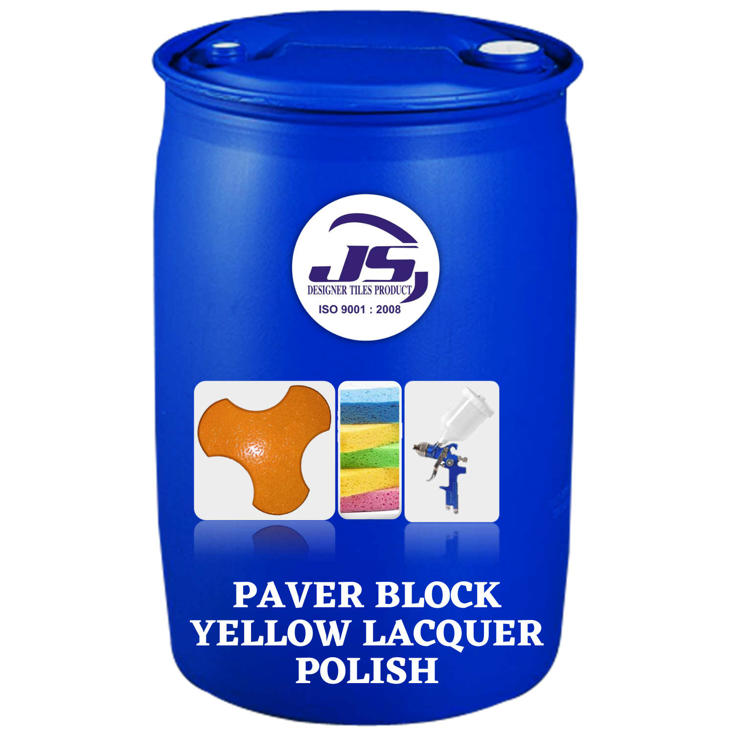 Paver Block Yellow Lacquer Polish