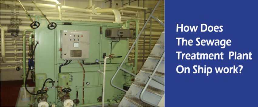 How does the Sewage Treatment Plant on Ship work?