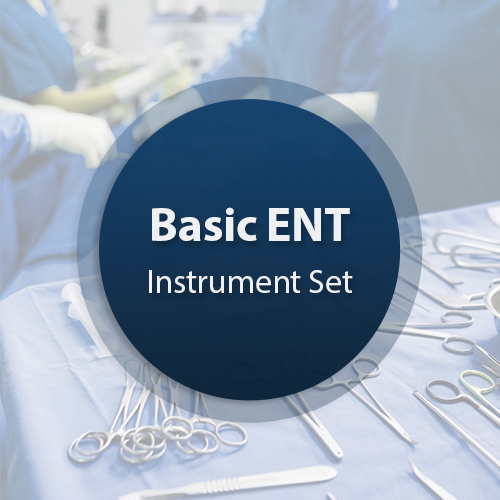 ENT Surgical Instruments Basic Surgery Set.