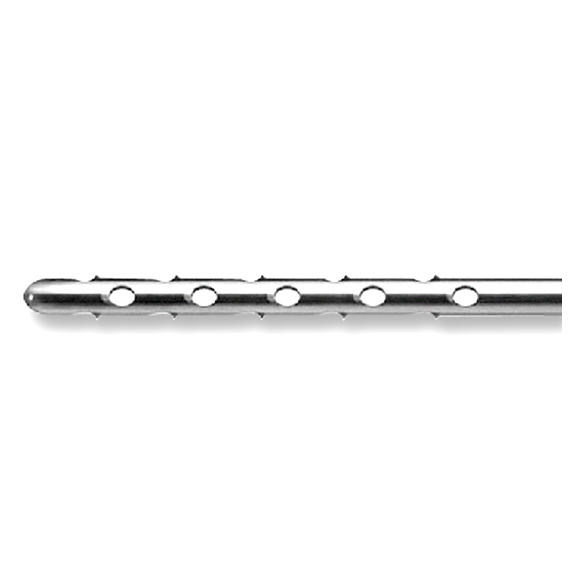 Carraway Fat Harvester Cannula with three diagonal holes.