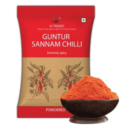 GiTAGGED Guntur Sannam Chilli (Powder) – 200gms