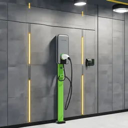 AC EV Fast Charger, 7.3kW, 32A, 220V, OCPP1.6, Wall Mounted