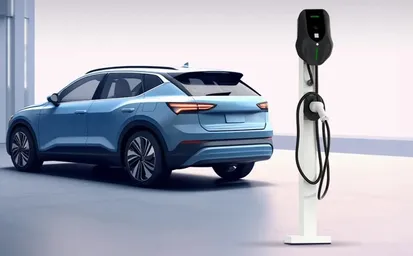 Wall-mounted Home AC EV Charger