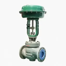 Electro-pneumatic On/Off Globe Control Valves, 16 IN, 150 LB