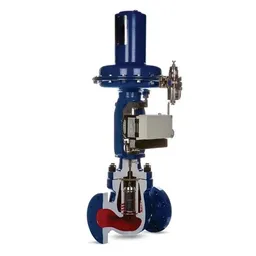 Pneumatic Cage-guided Globe Control Valve, Alloy Steel, RF