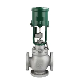 Electric Mixing Diverting Globe Control Valve, 3-Way, 1-12 IN