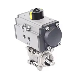 3PC Pneumatic Ball Control Valve