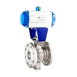 Segmented Ball Control Valve, DN80, PN16, ASTM A351 CF8/CF8M