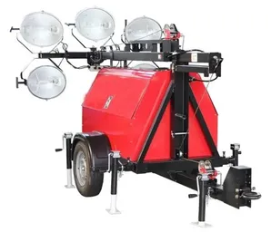 10kW Light Tower Generator, 50Hz, 230V, 4 Cylinder, 4 Stroke