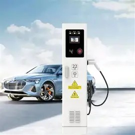 Topper 22kW Dual Port Floor-Mounted EV Charger – CCS1 & CCS2, OCPP 1.6, IP55, Smart Control